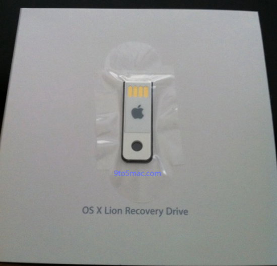 La chiavetta USB per installare Lion compare nell’inventario Apple