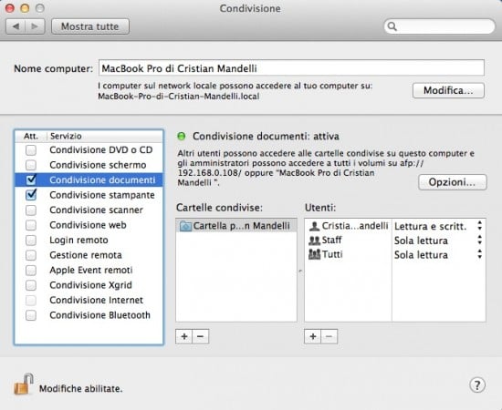 Condivisioni di rete: come creare la vostra rete e come configurare il vostro Mac – Guida