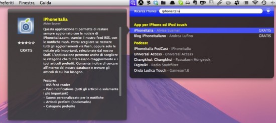 Tunesque porta l’iTunes Store nella barra dei menu [Aggiornato]