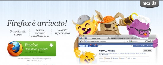 Mozilla rilascia Firefox 7 per Mac, ridotto il consumo della RAM fino al 50%