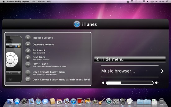 Remote Buddy Express, il pieno controllo del tuo Mac attraverso iPhone o Apple Remote