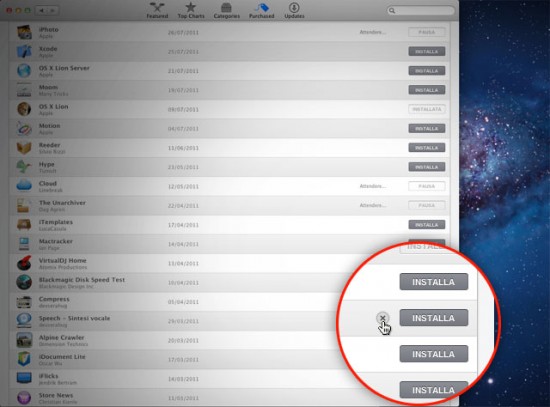 Adesso è possibile ripulire la lista delle applicazioni acquistate sul Mac App Store