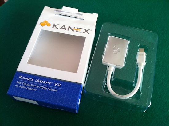 Kenex iAdapter V2 – Adattatore da Mini DisplayAirport  ad HDMI con supporto Audio – Recensione