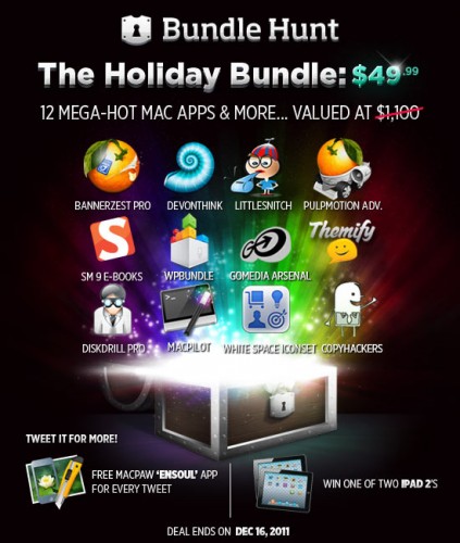 Con il bundle di BundleHunt.com puoi comprare 12 app per Mac a soli 49$