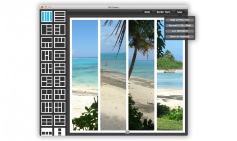 PicFrame porta sul Mac la composizione fotografica in stile iOS