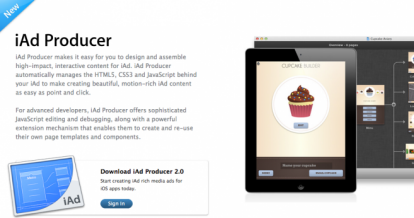 Apple rilascia iAd Producer v2.0 per gli sviluppatori