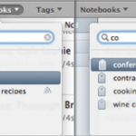 Possibilità di cercare tag e taccuini nella nuova versione di Evernote per Mac