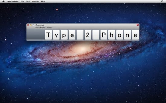 Type2Phone: usa il Mac come tastiera Bluetooth degli iDevice