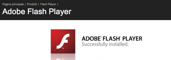 Disponibile Flash Player 11.1.102.55