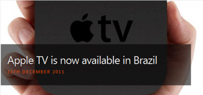 L’Apple TV invade il Brasile!
