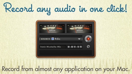 Piezo: audio recorder completo per i nostri Mac