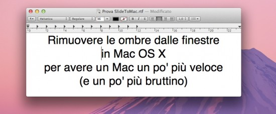 Rimuovere le ombre dalle finestre in Mac OS X per avere un Mac un po’ più veloce (e un po’ più bruttino)