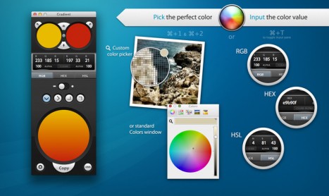 Gradient, un programma per la creazione veloce di gradienti CSS3