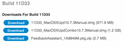 Apple consegna Mac OS X 10.7.3 beta build 11D33 ai tester