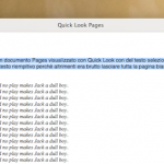 Come selezionare il testo in una finestra Quick Lock – Guida