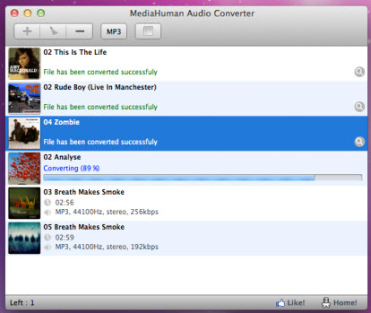 MediaHuman Audio Converter aggiornato alla versione 1.5.4