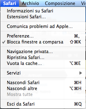 safari navigazione privata