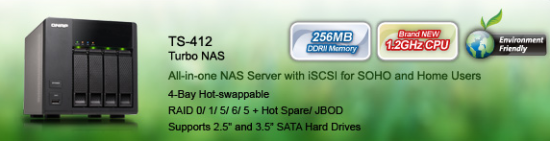 Turbo NAS Qnap TS-412 – la prova di SlideToMac