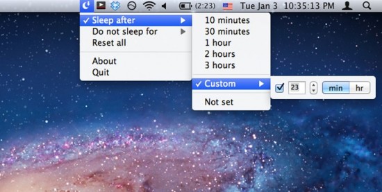 Con Sleep Time possiamo personalizzare facilmente lo stop automatico dei nostri Mac