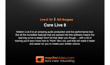 Ableton Live 101: il videocorso per imparare ad usare il Live 8
