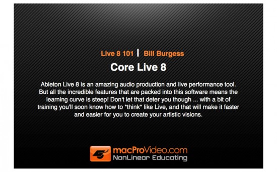 Ableton Live 101: il videocorso per imparare ad usare il Live 8