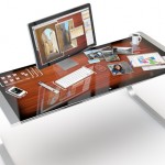 iDesk, il concept di una scrivania con pannello multi-touch dal design in stile Apple