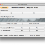 Dock Designer, un nuovo tool per personalizzare la Dock di OS X