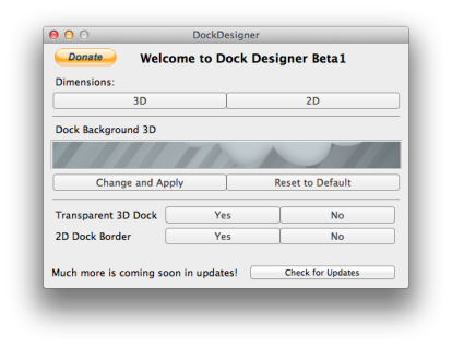 Dock Designer, un nuovo tool per personalizzare la Dock di OS X