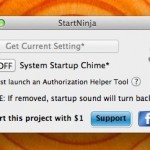 Disabilitare il suono di avvio del Mac con OS X Lion mediante StartNinja