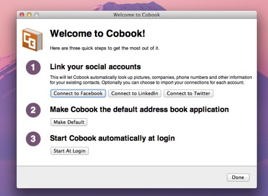 Cercate un modo nuovo e magari più “social” di gestire i contatti sul Mac? Provate Cobook – la recensione di SlideToMac