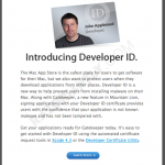 Apple lancia Developer ID, un nuovo strumento di sicurezza per il Mac