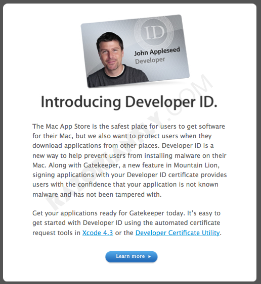 Apple lancia Developer ID, un nuovo strumento di sicurezza per il Mac