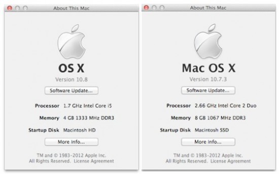 Con Mountain Lion Apple abbandona il termine Mac OS X per passare a OS X