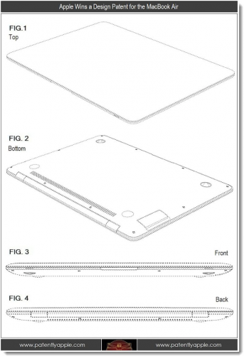 Apple registra il design del MacBook Air