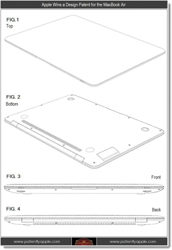 Apple registra il design del MacBook Air