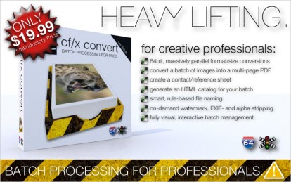 cf/x convert: un assistente di qualità professionale per le nostre immagini
