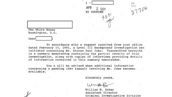 Steve Jobs e il dossier dell’FBI del 1991!