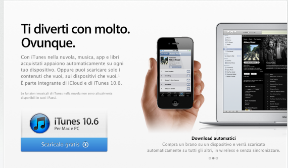 Apple pubblica il nuovo iTunes 10.6!