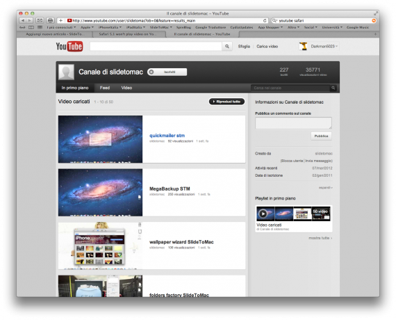 Safari 5.1 e YouTube: gli utenti lamentano problemi con la riproduzione dei video