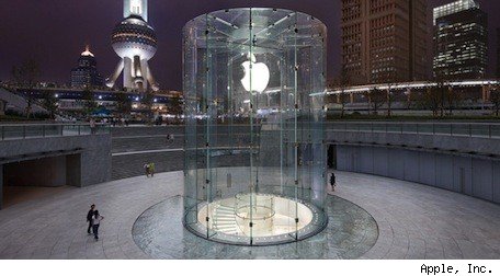 Apple: riconosciuto il brevetto sull’Apple Store di Shanghai targato Steve Jobs