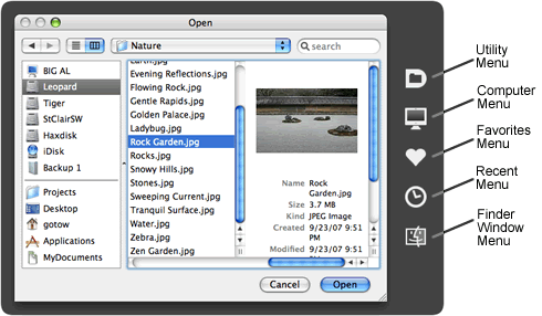 Potenziamo il Finder di Mac OS X con Default Folder X… oggi in promozione!