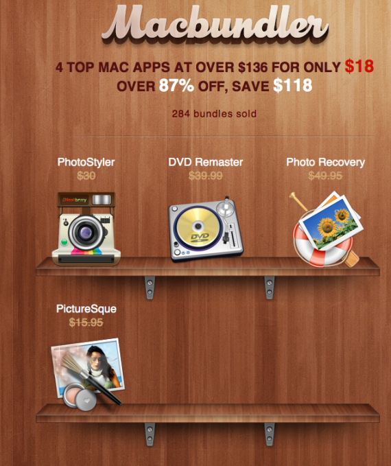 La nuova offerta di Macbundler.com: 4 software a soli 18$
