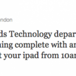 L’Apple Store Harrods aprirà tra poche ore, in concomitanza con il lancio del nuovo iPad