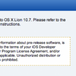 Apple rilascia OS X 10.7.4 build 11E35 agli sviluppatori