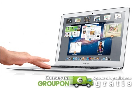 MacBook Air da 11″ in offerta su Groupon al prezzo di 899€