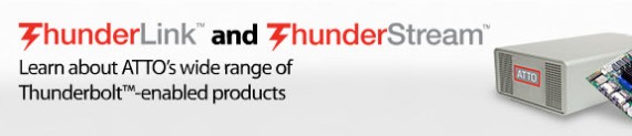 ATTO Technology presenta i suoi prodotti dedicati a Thunderbolt