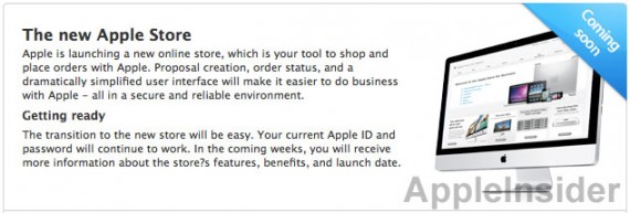 Secondo 9to5Mac il rinnovamento dell’Apple Store Online non interesserà i normali clienti