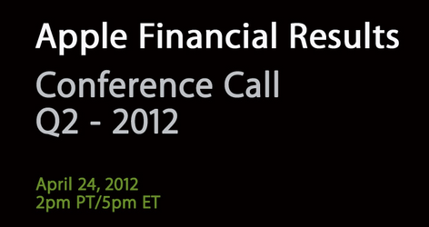 Conferenza finanziaria di Apple programmata per il 24 aprile