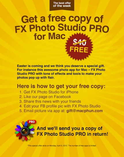 Grazie a Macphun potrete vincere una copia di FX Photo Studio PRO