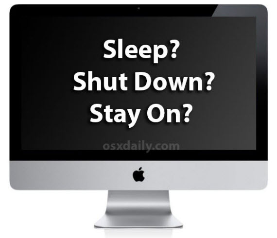 Quando non necessario è meglio spegnere, porre in Stop o lasciare acceso il Mac?